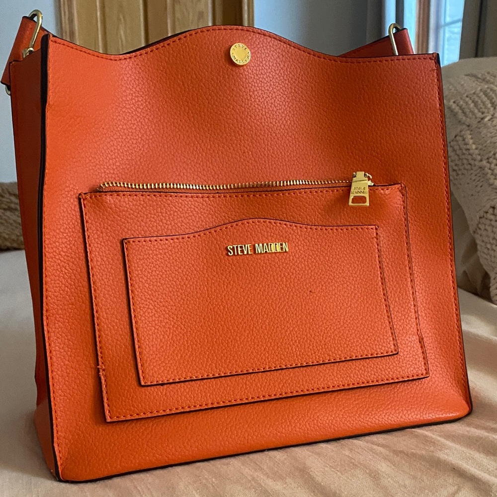 Steve Madden Bold Orange Shoulder Bag